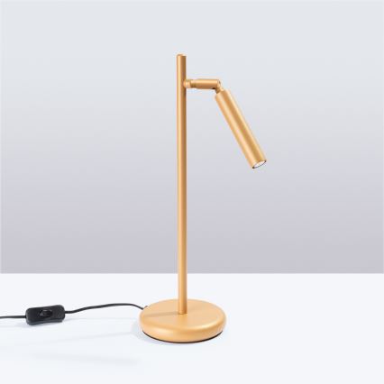 Lámpara de mesa PASTELO 1xG9/8W/230V dorado