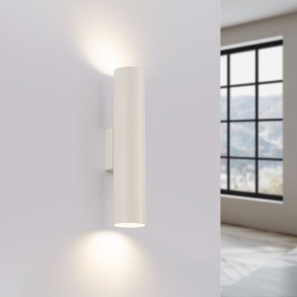 Aplique LAGOS 2xGU10/10W/230V color crema