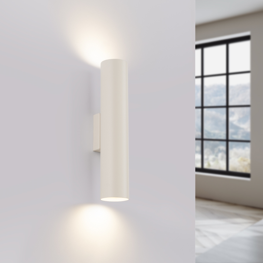 Aplique LAGOS 2xGU10/10W/230V color crema