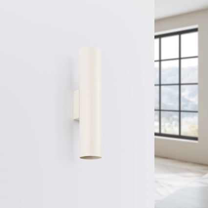 Aplique LAGOS 2xGU10/10W/230V color crema