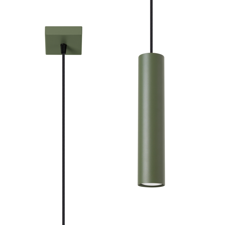 Lámpara colgante LAGOS 1xGU10/10W/230V verde