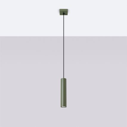 Lámpara colgante LAGOS 1xGU10/10W/230V verde