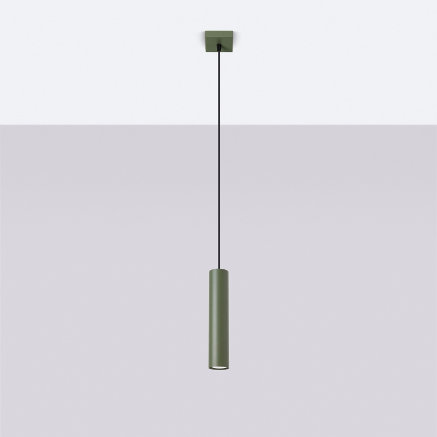 Lámpara colgante LAGOS 1xGU10/10W/230V verde