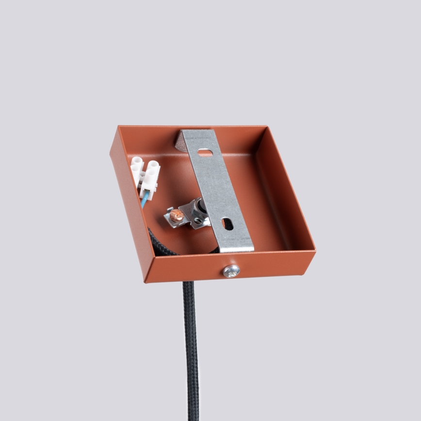 Lámpara colgante LAGOS 1xGU10/10W/230V rojo
