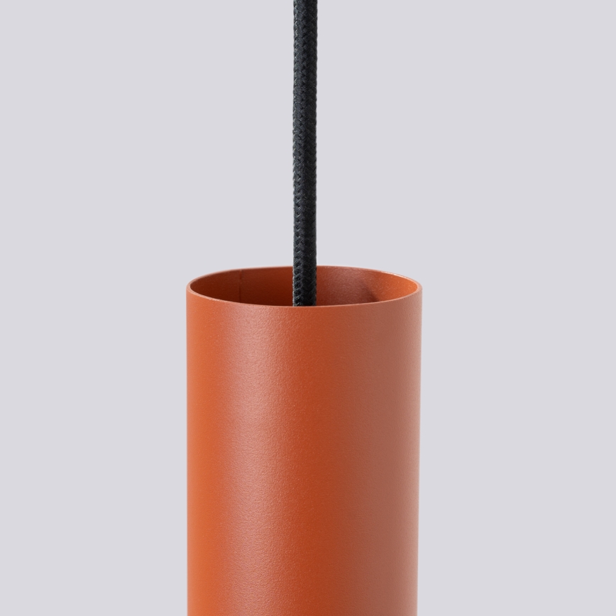 Lámpara colgante LAGOS 2xGU10/10W/230V rojo