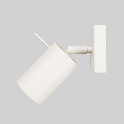 Foco de pared RING 1xGU10/10W/230V color crema
