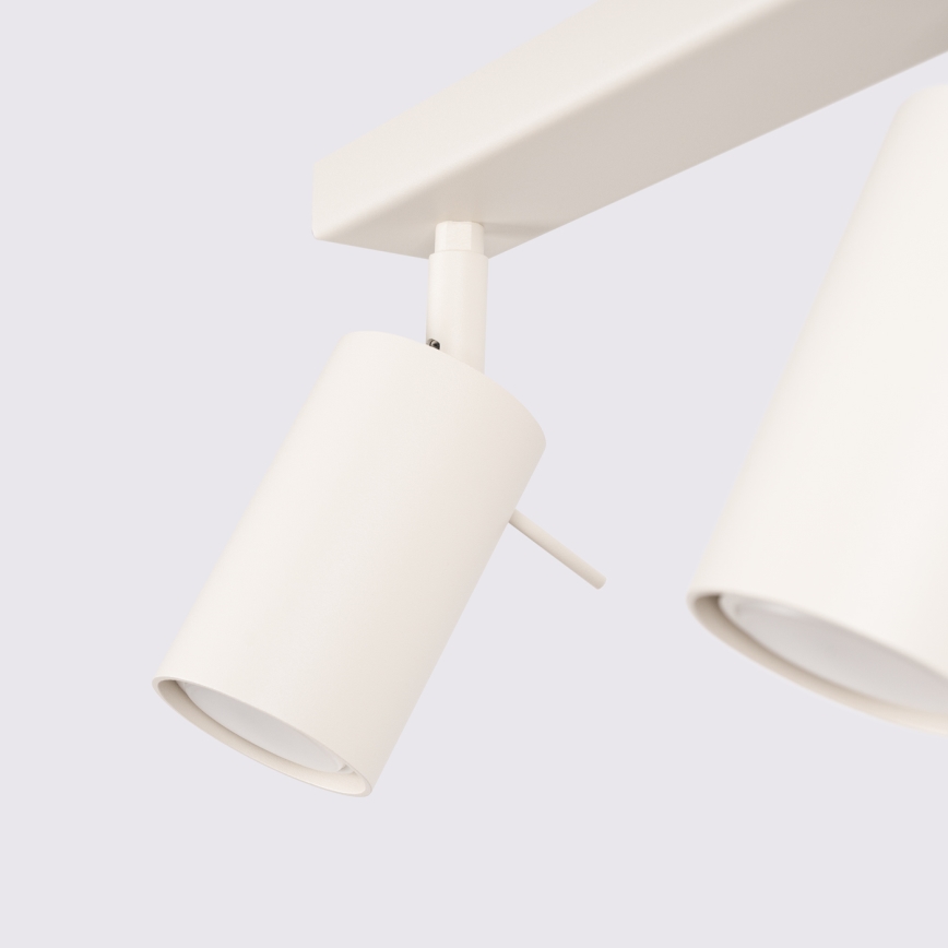 Foco RING 4xGU10/10W/230V color crema