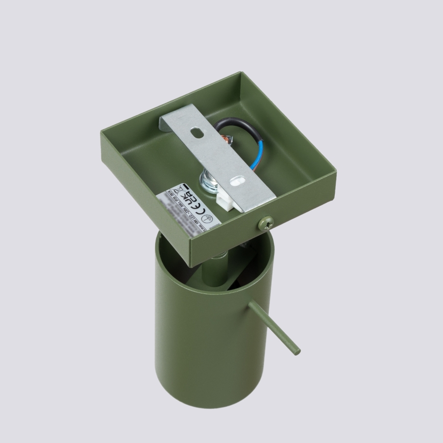 Foco de pared RING 1xGU10/10W/230V verde