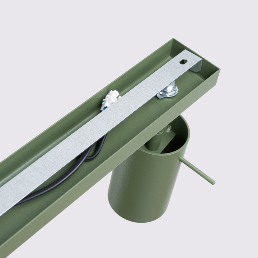 Foco RING 4xGU10/10W/230V verde