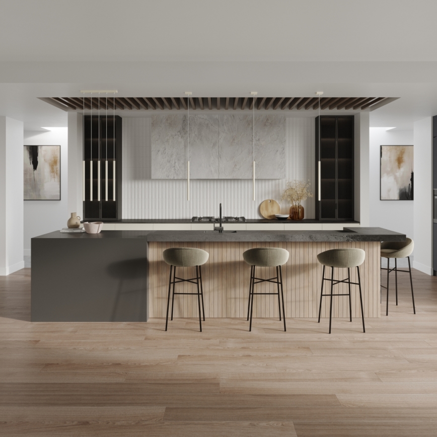 Lámpara colgante PASTELO 1xG9/8W/230V color crema