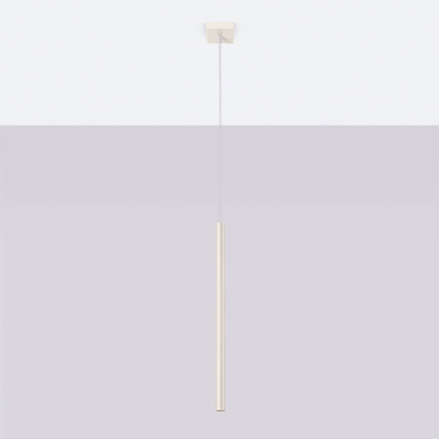 Lámpara colgante PASTELO 1xG9/8W/230V color crema