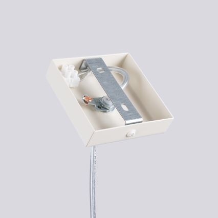 Lámpara colgante PASTELO 1xG9/8W/230V color crema