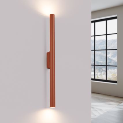 Aplique PASTELO 2xG9/8W/230V rojo