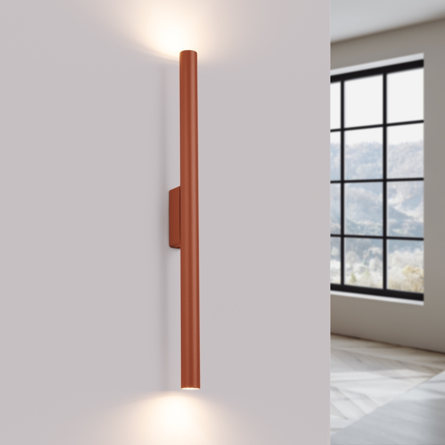 Aplique PASTELO 2xG9/8W/230V rojo