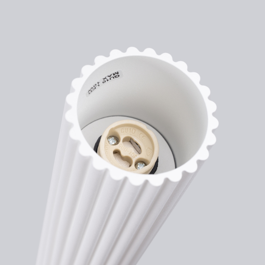 Foco KARBON 1xGU10/10W/230V 20 cm blanco