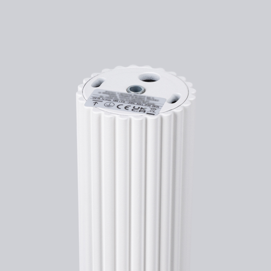 Foco KARBON 1xGU10/10W/230V 20 cm blanco