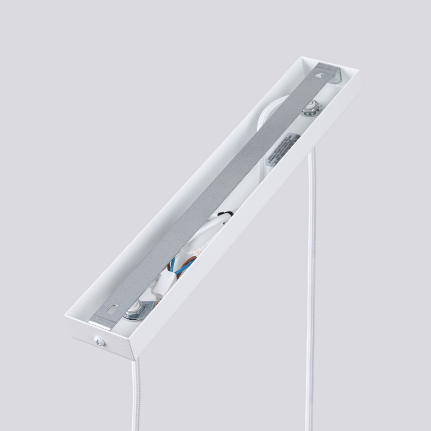Lámpara colgante KARBON 2xGU10/10W/230V blanco