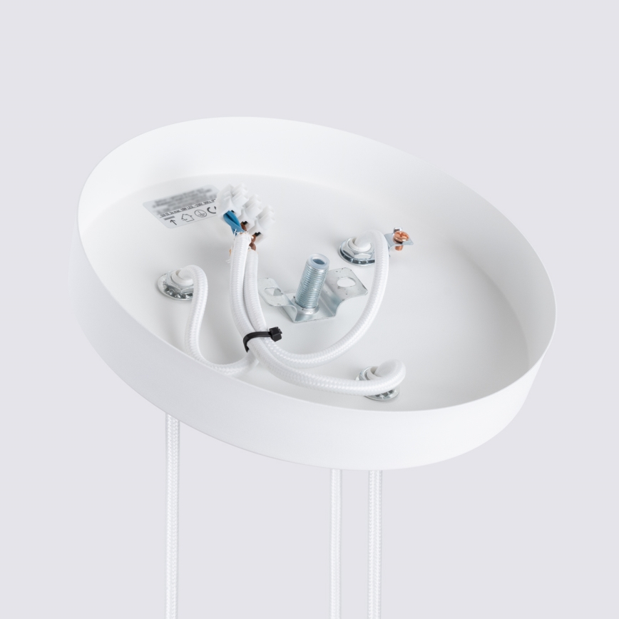 Lámpara colgante KARBON 3xGU10/10W/230V blanco