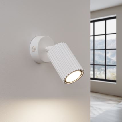 Foco de pared KARBON 1xGU10/10W/230V blanco