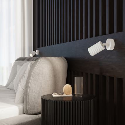 Foco de pared KARBON 1xGU10/10W/230V blanco
