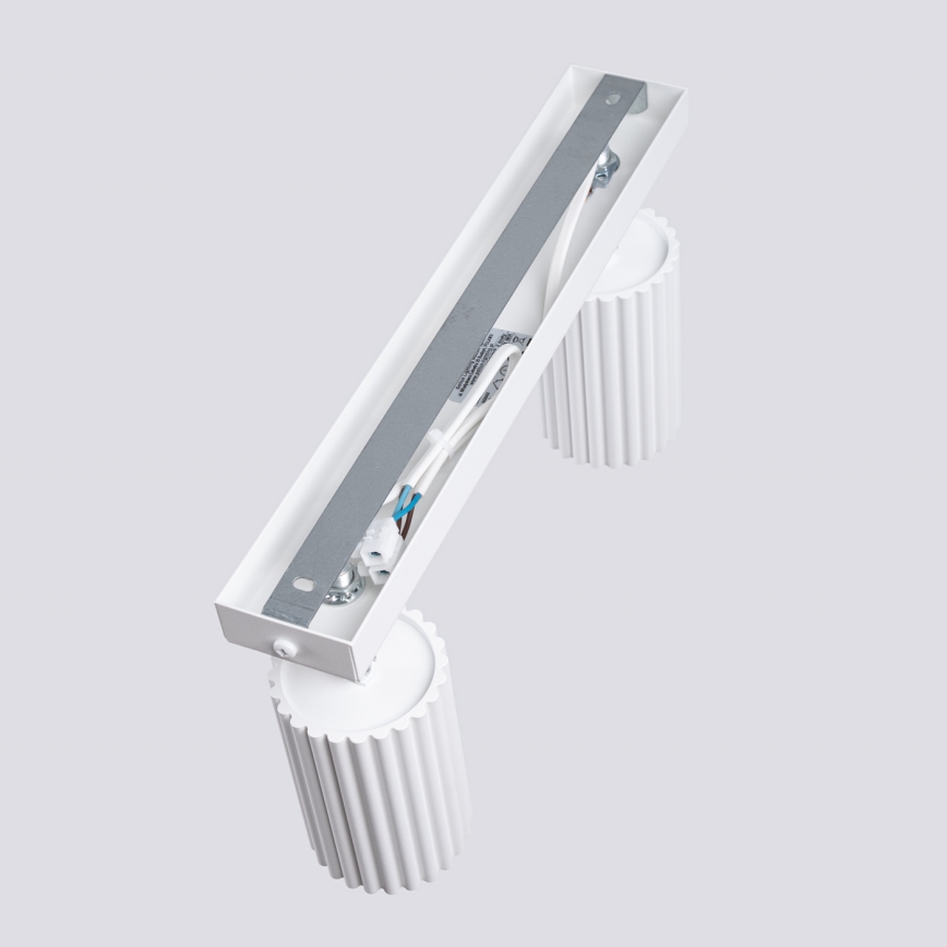 Foco KARBON 2xGU10/10W/230V blanco
