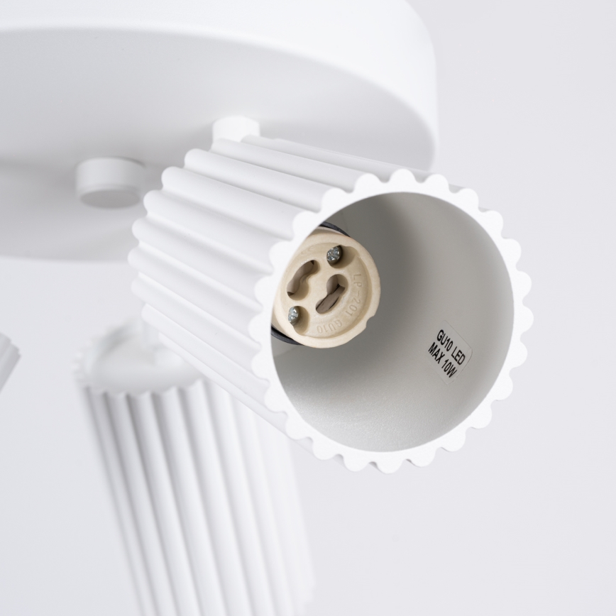 Foco KARBON 3xGU10/10W/230V blanco