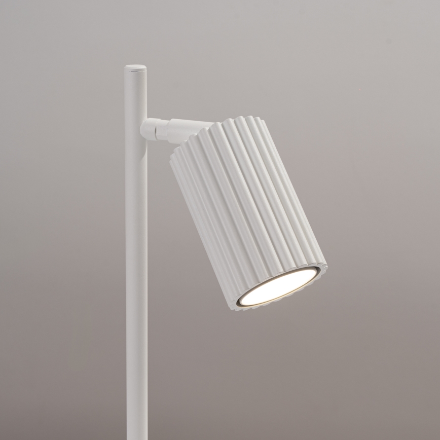 Lámpara de mesa KARBON 1xGU10/10W/230V blanco