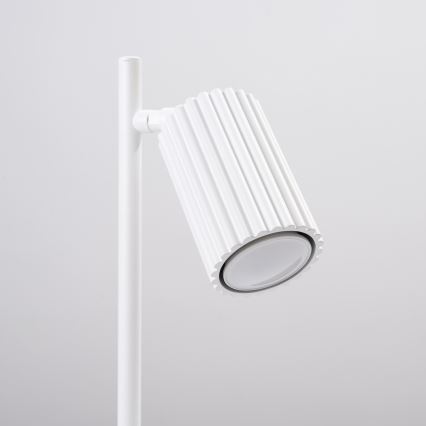 Lámpara de mesa KARBON 1xGU10/10W/230V blanco