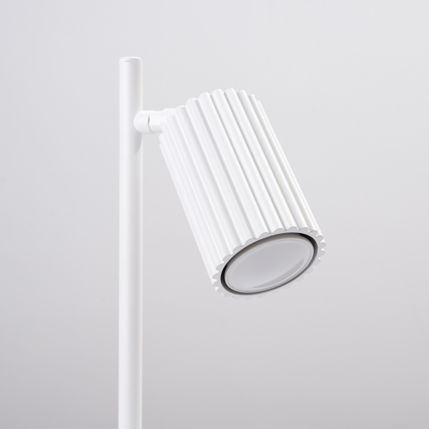 Lámpara de mesa KARBON 1xGU10/10W/230V blanco