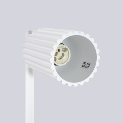 Lámpara de mesa KARBON 1xGU10/10W/230V blanco