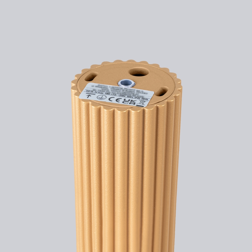 Foco KARBON 1xGU10/10W/230V 20 cm dorado