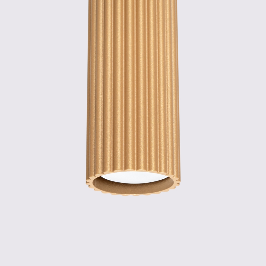 Lámpara colgante KARBON 3xGU10/10W/230V dorado