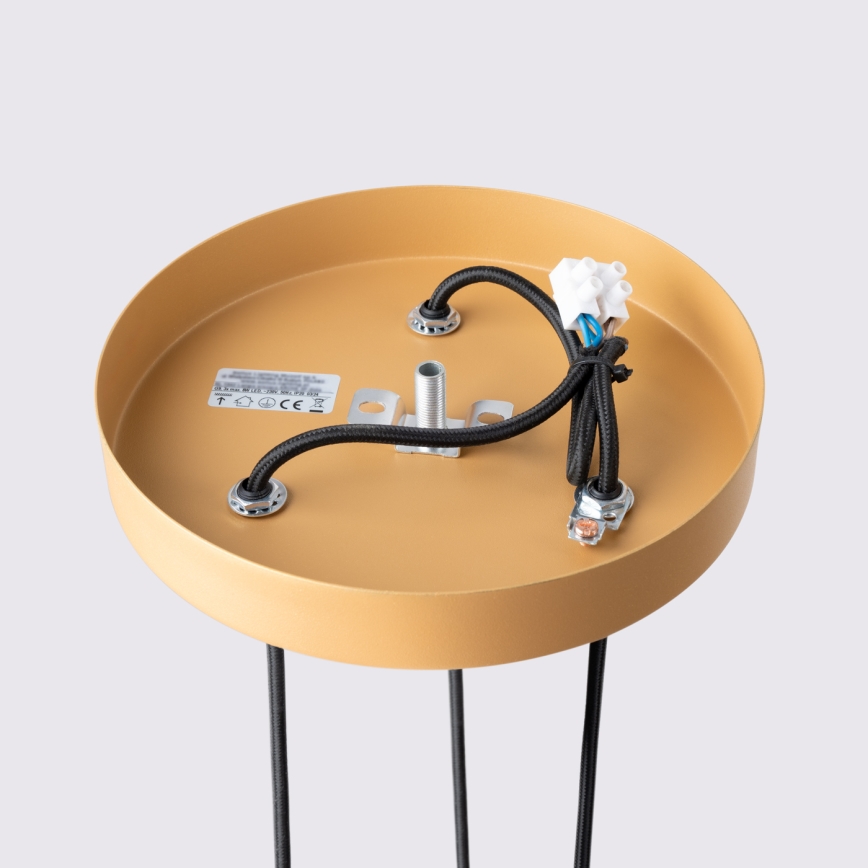 Lámpara colgante KARBON 3xGU10/10W/230V dorado
