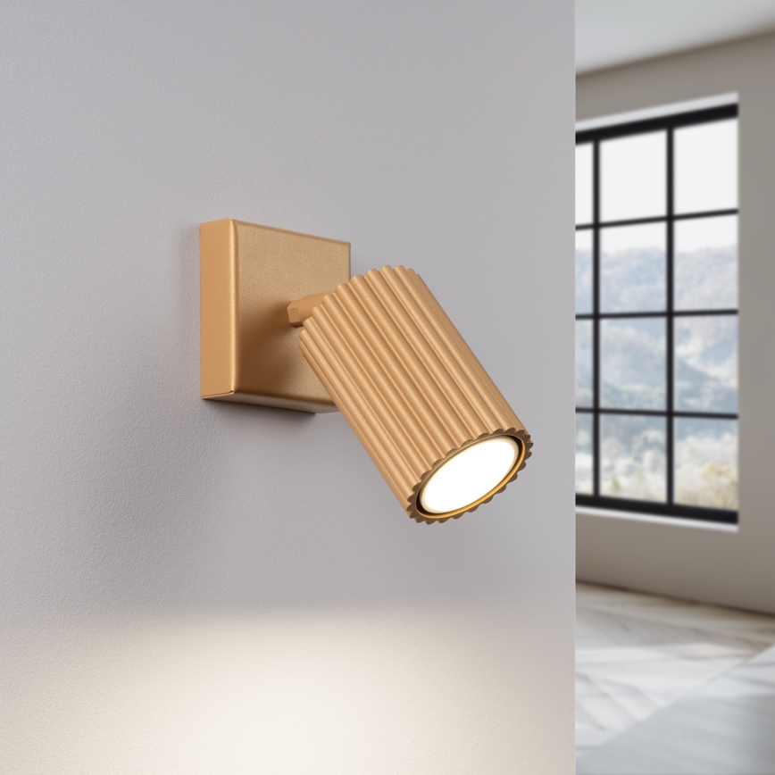 Foco de pared KARBON 1xGU10/10W/230V dorado