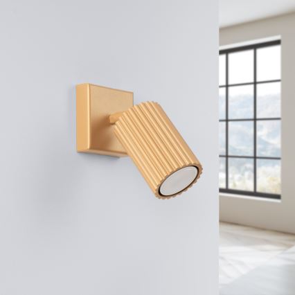 Foco de pared KARBON 1xGU10/10W/230V dorado
