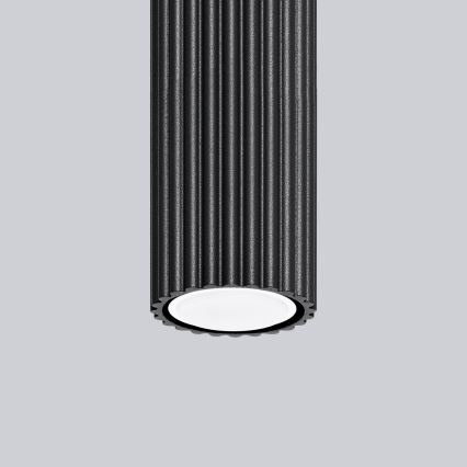 Foco KARBON 1xGU10/10W/230V 20 cm negro