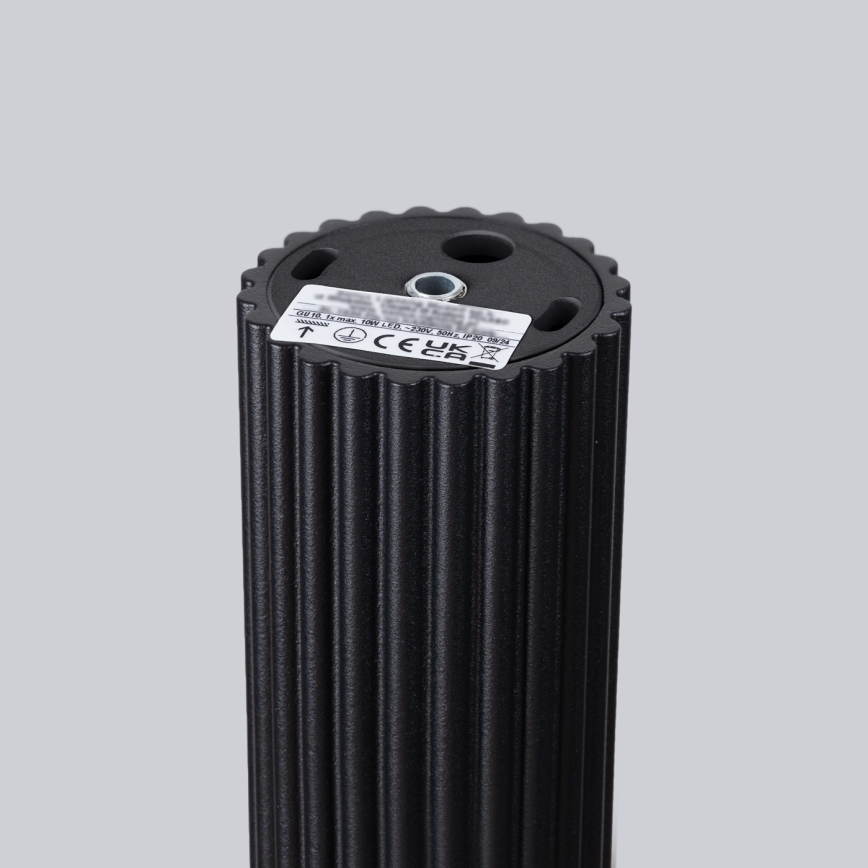 Foco KARBON 1xGU10/10W/230V 20 cm negro