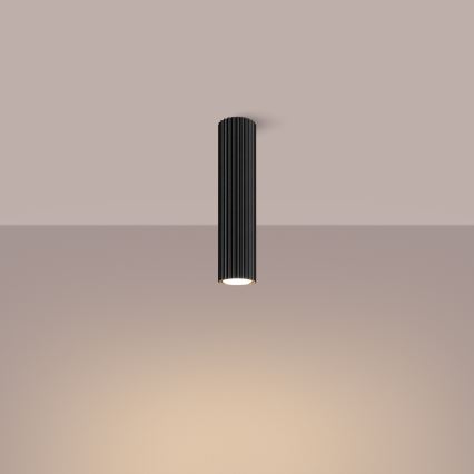 Foco KARBON 1xGU10/10W/230V 30 cm negro
