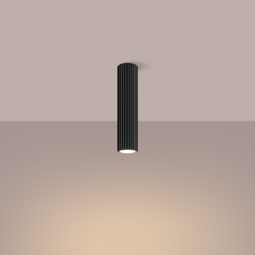 Foco KARBON 1xGU10/10W/230V 30 cm negro
