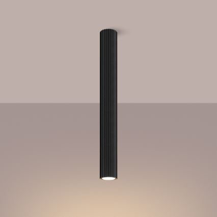 Foco KARBON 1xGU10/10W/230V 60 cm negro