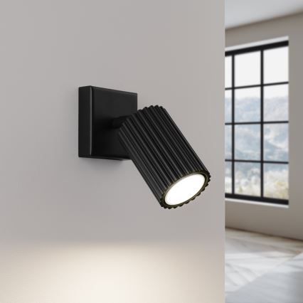 Foco de pared KARBON 1xGU10/10W/230V negro