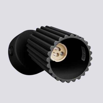 Foco de pared KARBON 1xGU10/10W/230V negro