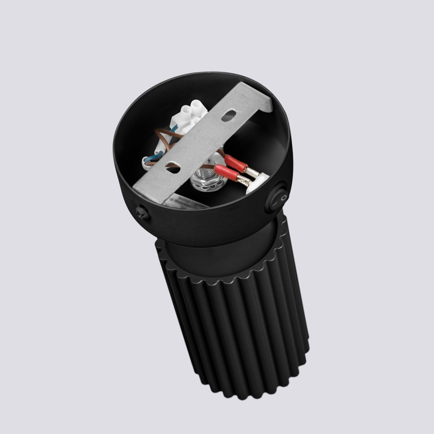 Foco de pared KARBON 1xGU10/10W/230V negro