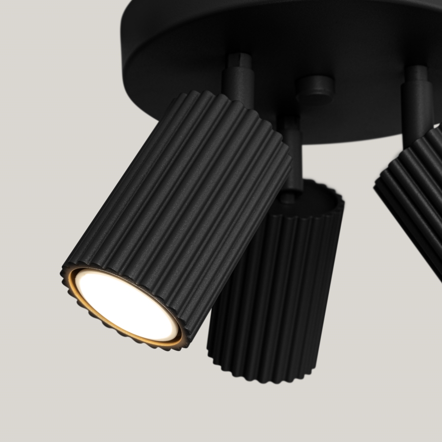 Foco KARBON 3xGU10/10W/230V negro