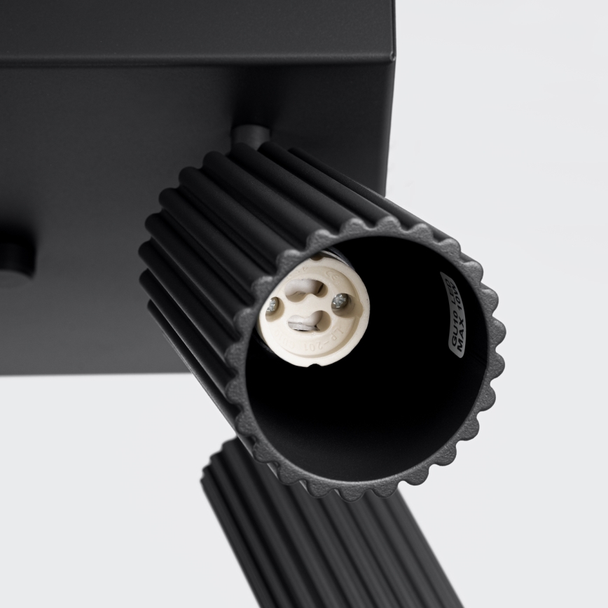 Foco KARBON 4xGU10/10W/230V negro