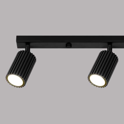 Foco KARBON 4xGU10/10W/230V negro