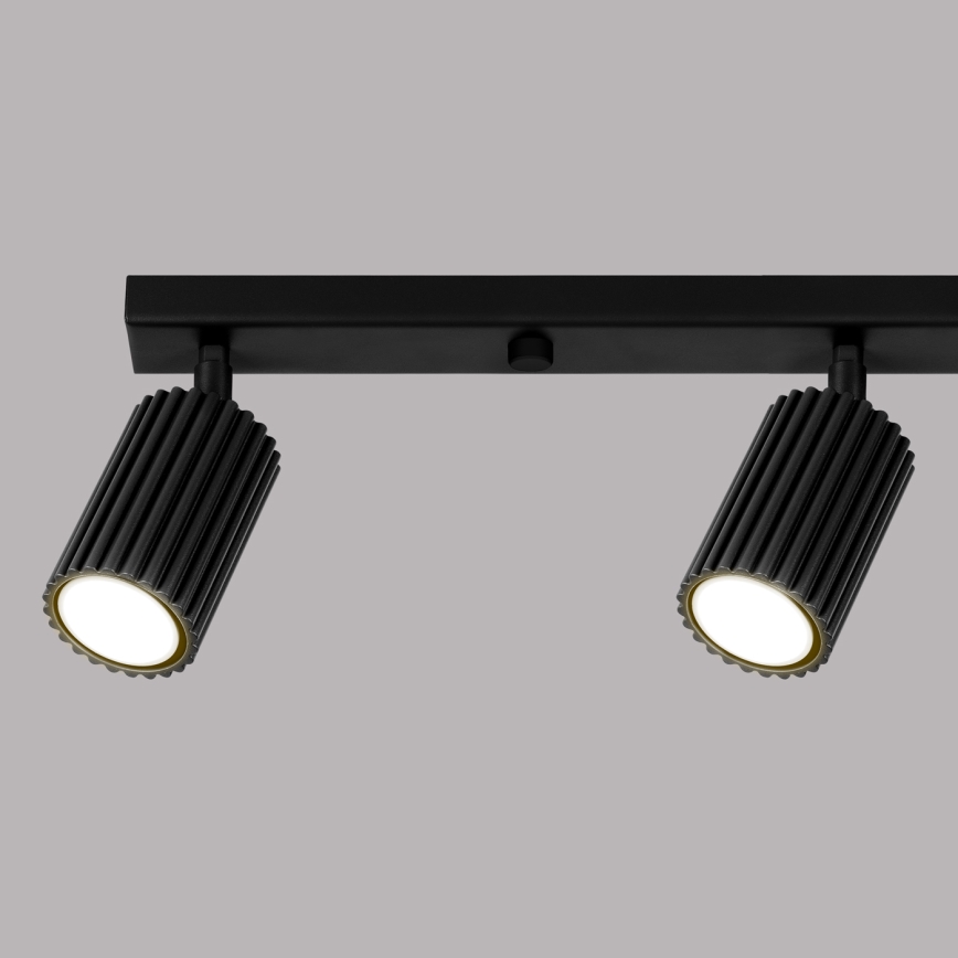 Foco KARBON 4xGU10/10W/230V negro