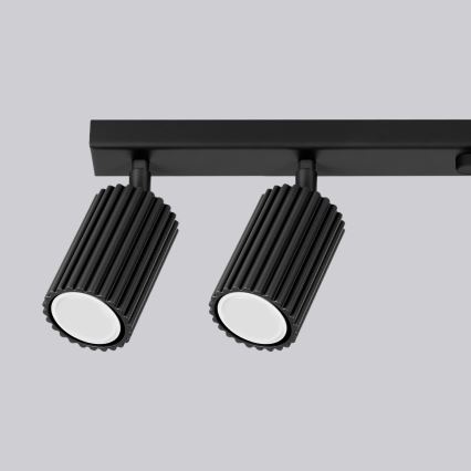 Foco KARBON 6xGU10/10W/230V negro