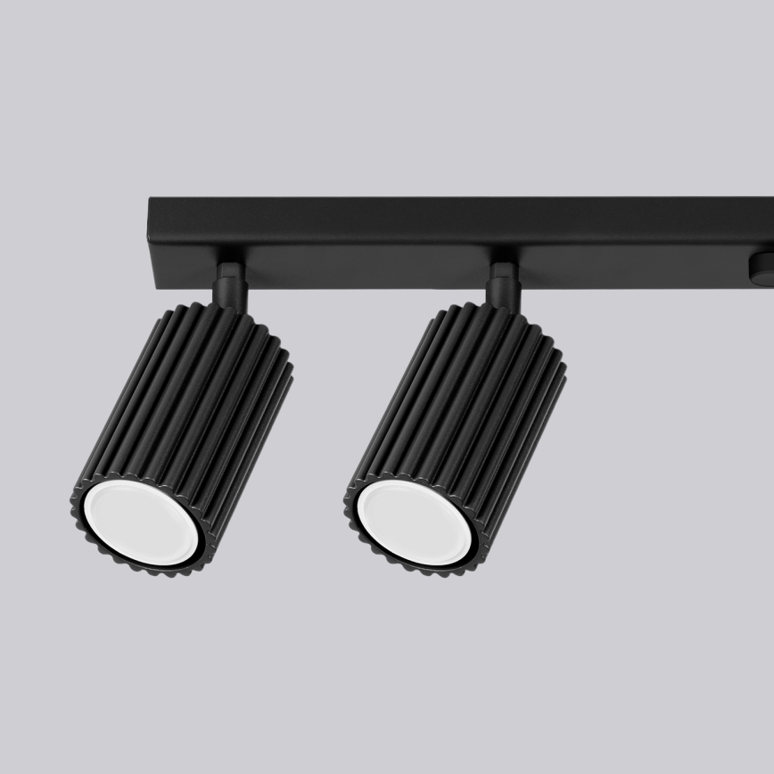 Foco KARBON 6xGU10/10W/230V negro