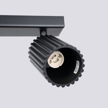 Foco KARBON 6xGU10/10W/230V negro